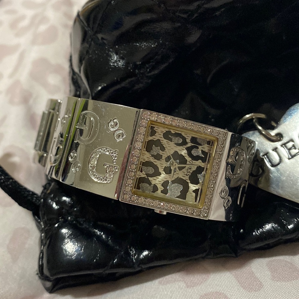 Guess silver watch